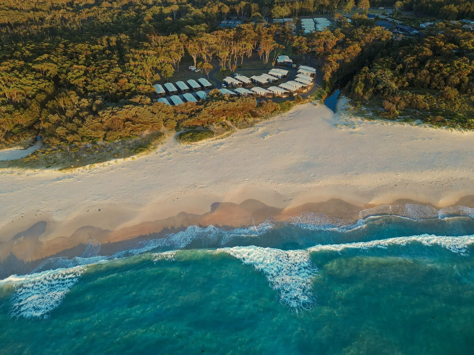 Racecourse beach view