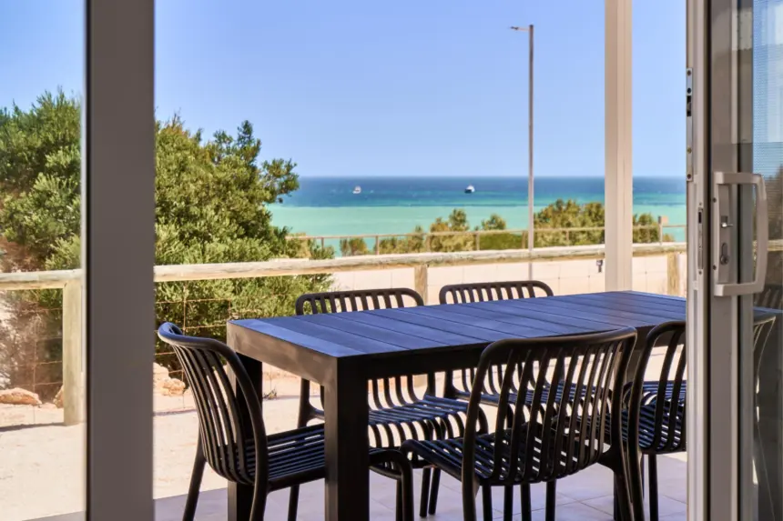 Oceanfront cabin views