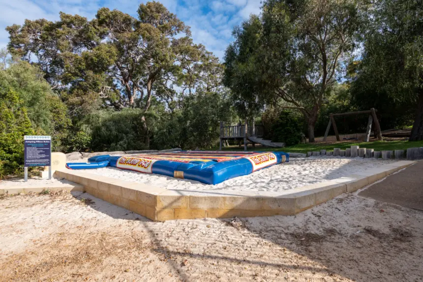 Yallingup Caves jumping pad