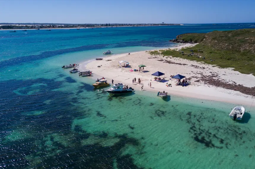 Aerial View of Ledge Point Beach