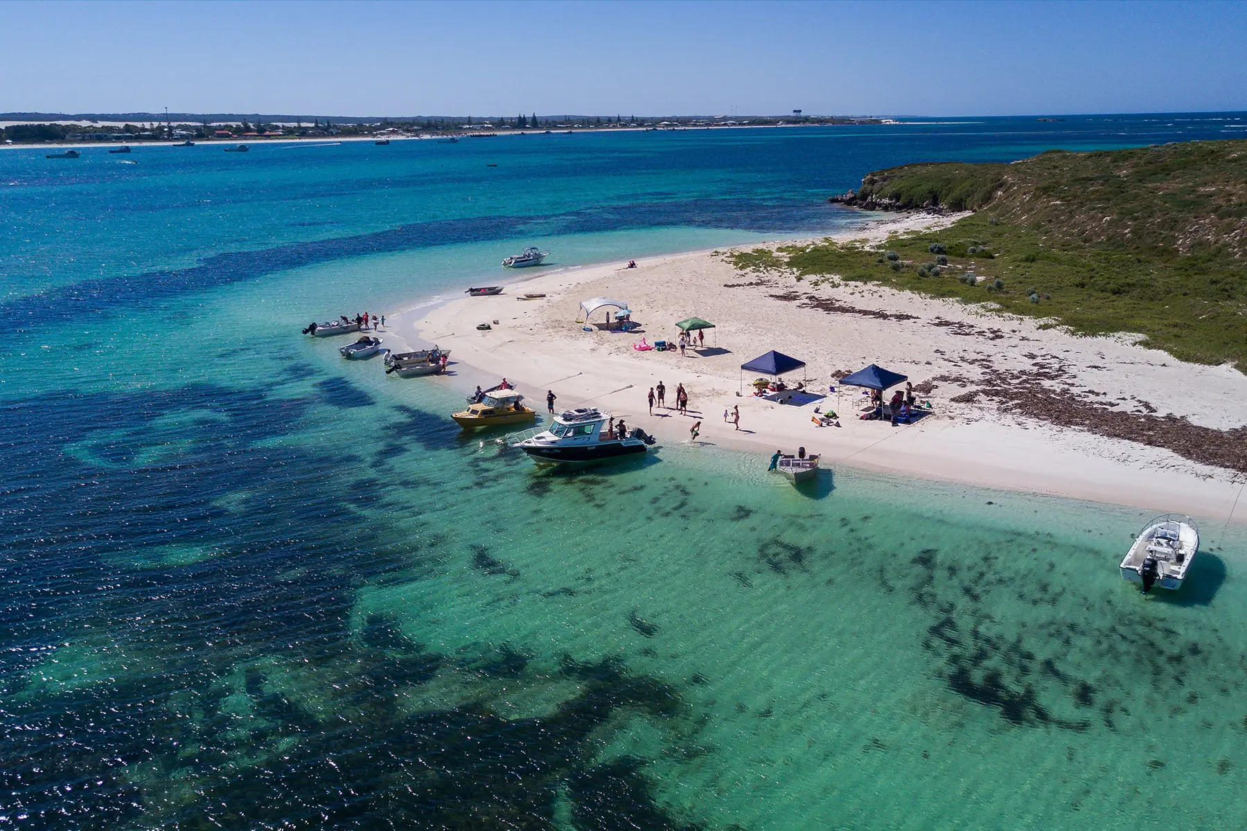 Aerial View of Ledge Point Beach