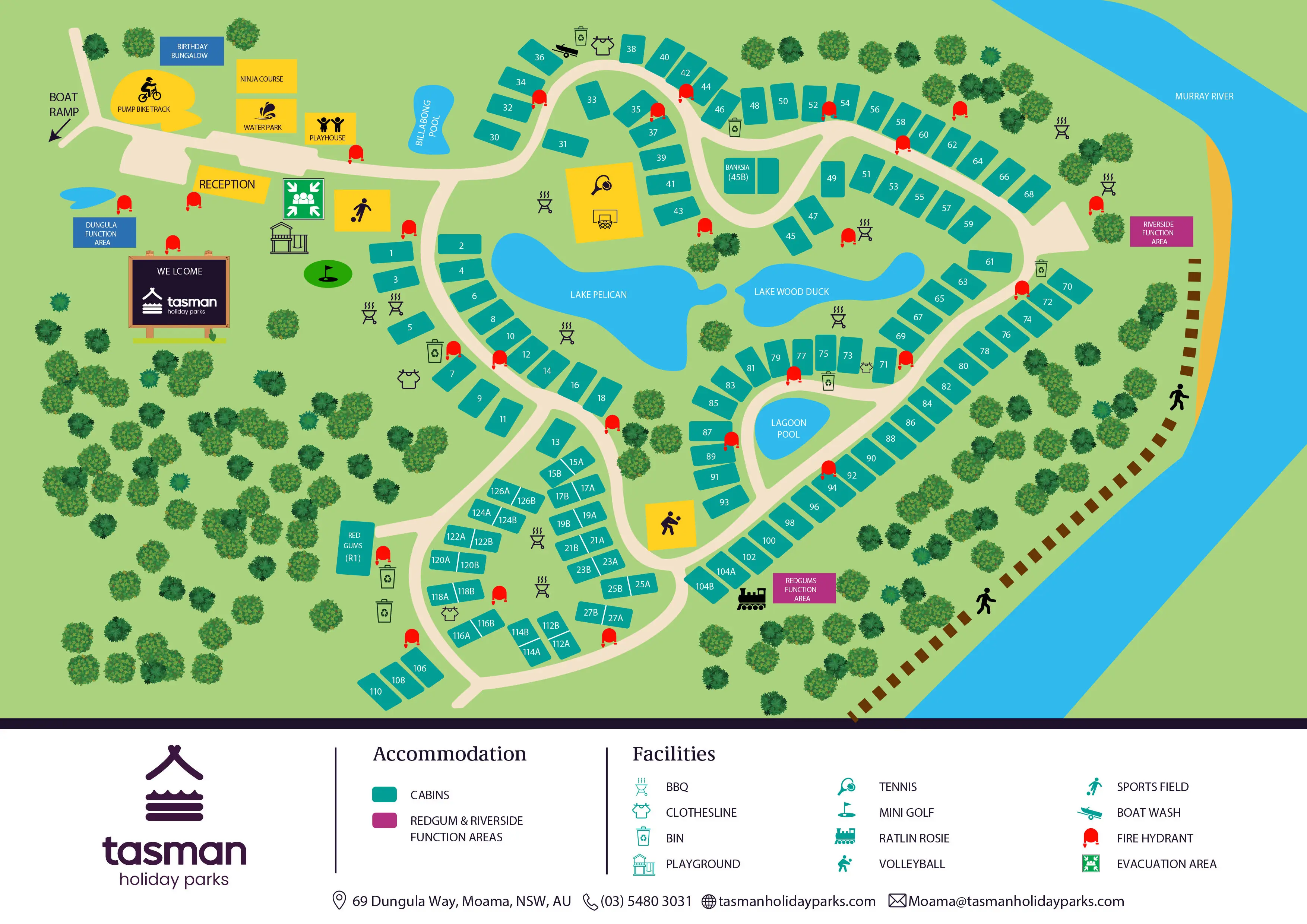 THP Moama Map