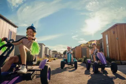 Papamoa beach accommodation pedal carts