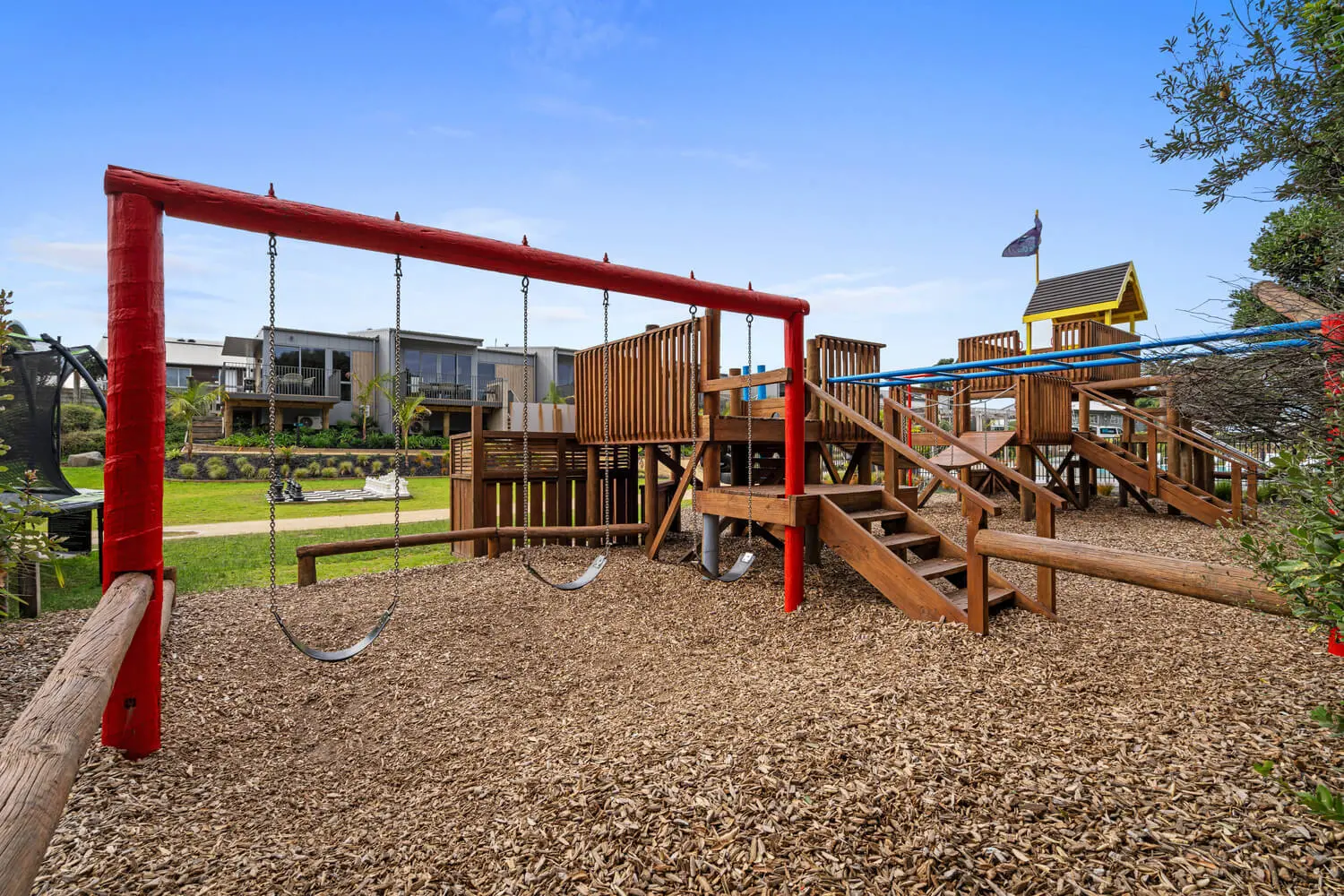 Papamoa beach holiday park kids playground